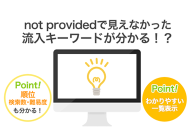 想定流入キーワードを表示